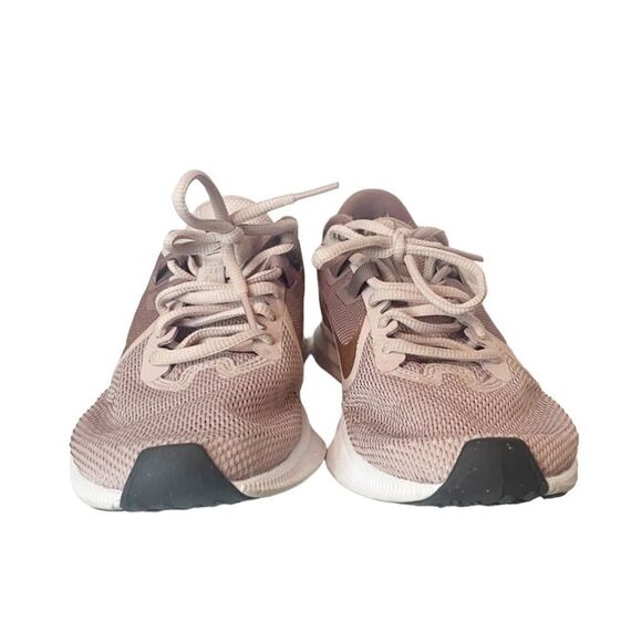 Nike Women's Downshifter 9 Running Shoes Pink and Gold - Picture 5 of 10